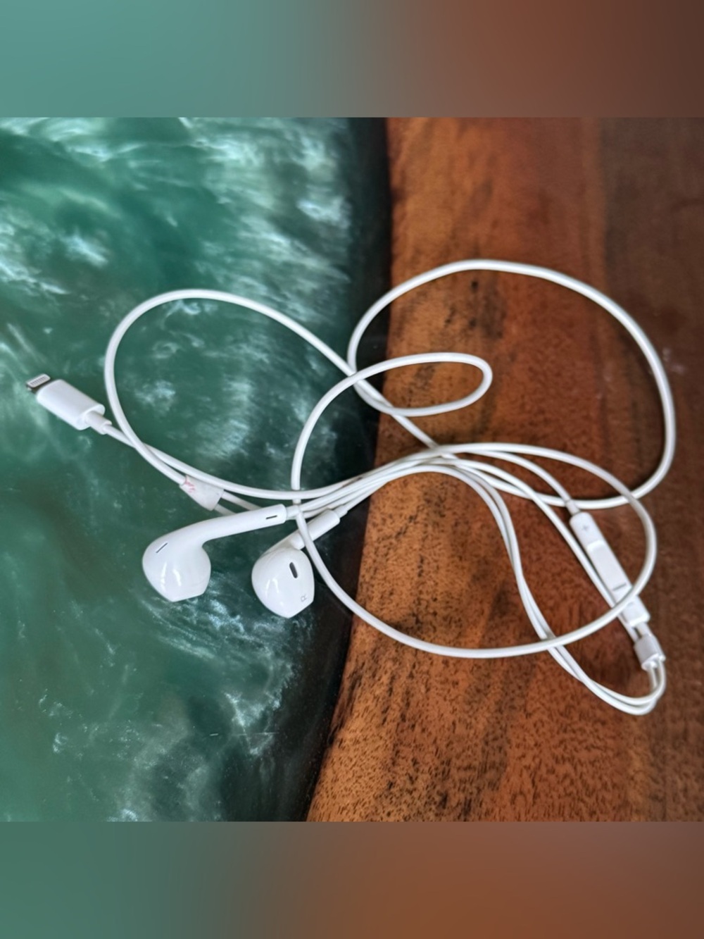 Apple - EarPods Headphones with Lightning Connector - White Cords